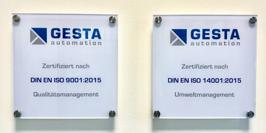 Unsere ISO-Zertifikate