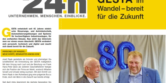 24h Artikel in der Pegnitz-Zeitung über GESTA